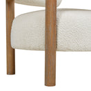 Switch Fuji - Barrel Accent Arm Chair - Ivory White 3 image