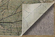 Sonora Modern Abstract, Green/Tan/Ivory