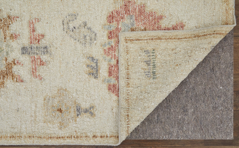 Grafton Transitional Floral & Botanical, Ivory/Orange/Gray