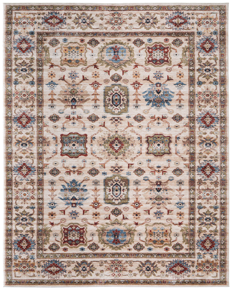 Pearson Traditional Oriental, Ivory/Green/Red