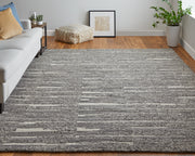 Navaro Modern Abstract, Gray/Taupe/Ivory
