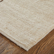 Agape Modern Abstract, Ivory/Brown
