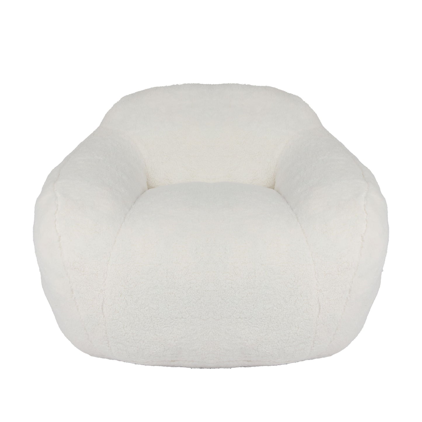 Giant Bean Bag Chair, Spacious Memory Foam With Armrests