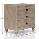 Switch Panel Bedroom Set With 3 Drawer Nightstand, Casual Dresser, Cane Mirror, 3 Drawer Cane Front Chest And Bench 2 image