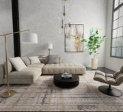 Skyview Modern Abstract, Brown/Tan/Ivory