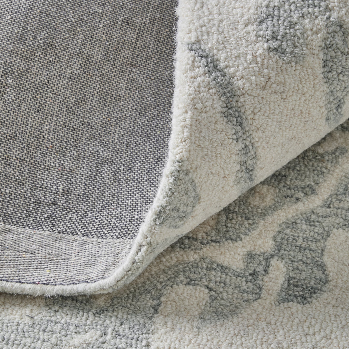 Belfort Traditional Floral & Botanical, Ivory/Gray