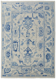 Karina Transitional Floral & Botanical, Ivory/Blue