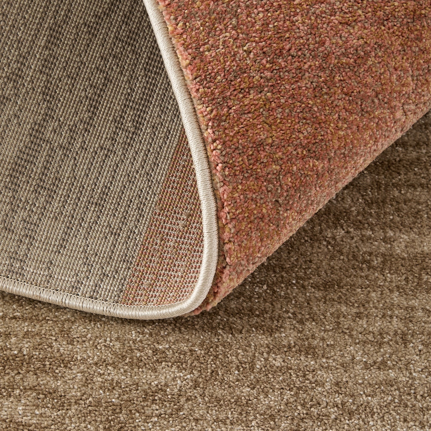 Eden Modern Color Block, Ivory/Brown/Blue