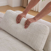 Modern Upholstered End Of Bed Bench With Armrests