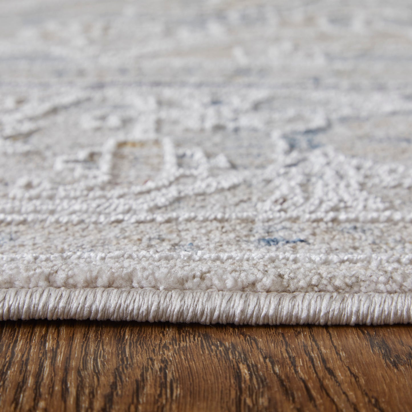 Pasha Transitional Medallion, Ivory/Taupe/Blue