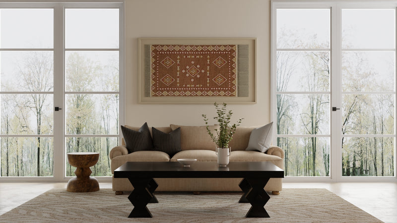Wallace Modern Floral & Botanical, Tan/Ivory