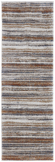 Gilmore Modern Stripes, Ivory/Orange/Gray
