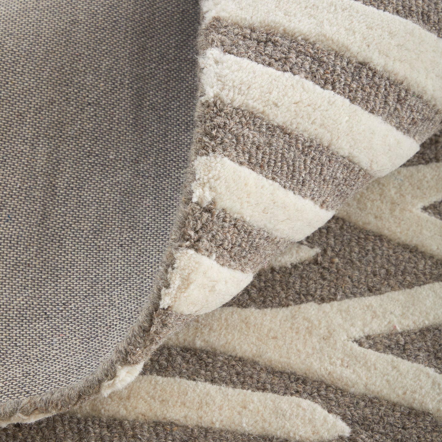 Kimball Transitional Abstract, Taupe/Ivory