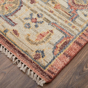 Fillmore Transitional Medallion, Red/Ivory/Gold