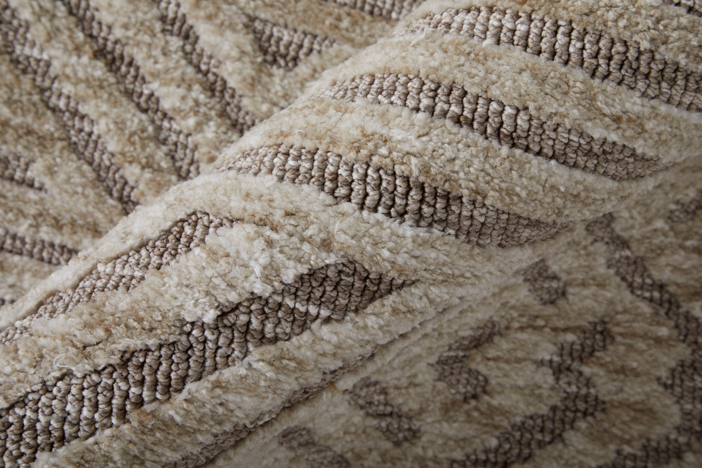 Colton Modern Geometric, Tan/Ivory/Brown