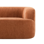 [NEW]86' Chenille Boneless Couch, Upholstered Sofa with Pillows, No Assembly Curved Cloud Couch with High-Density Foam, 3-Seater Luxury Modern Compressed Sofa for Living Room&Apartment