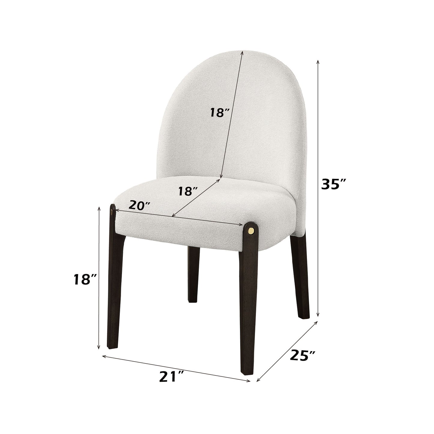 Clayten - Side Chair (Set of 2) - Beige
