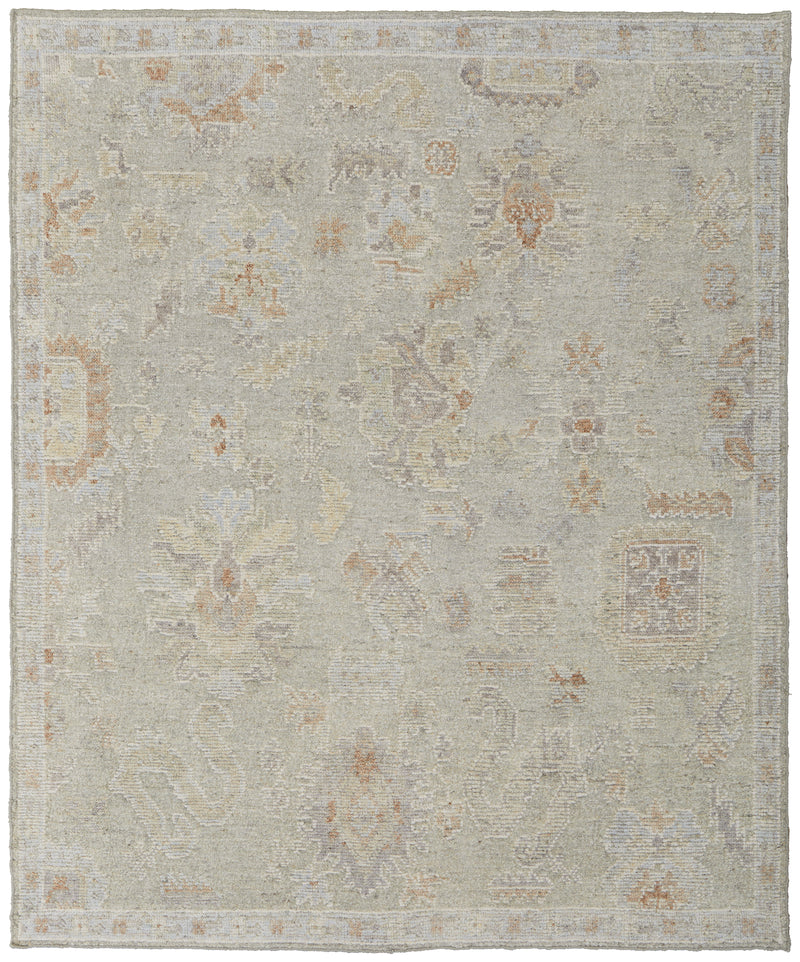 Grafton Transitional Floral & Botanical, Gray/Green/Blue