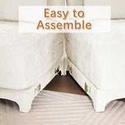 Stylish Sofa With Ottoman And Lumbar Pillows, Ergonomic Design
