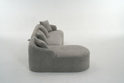 Combined Sofa With 4 Pillows