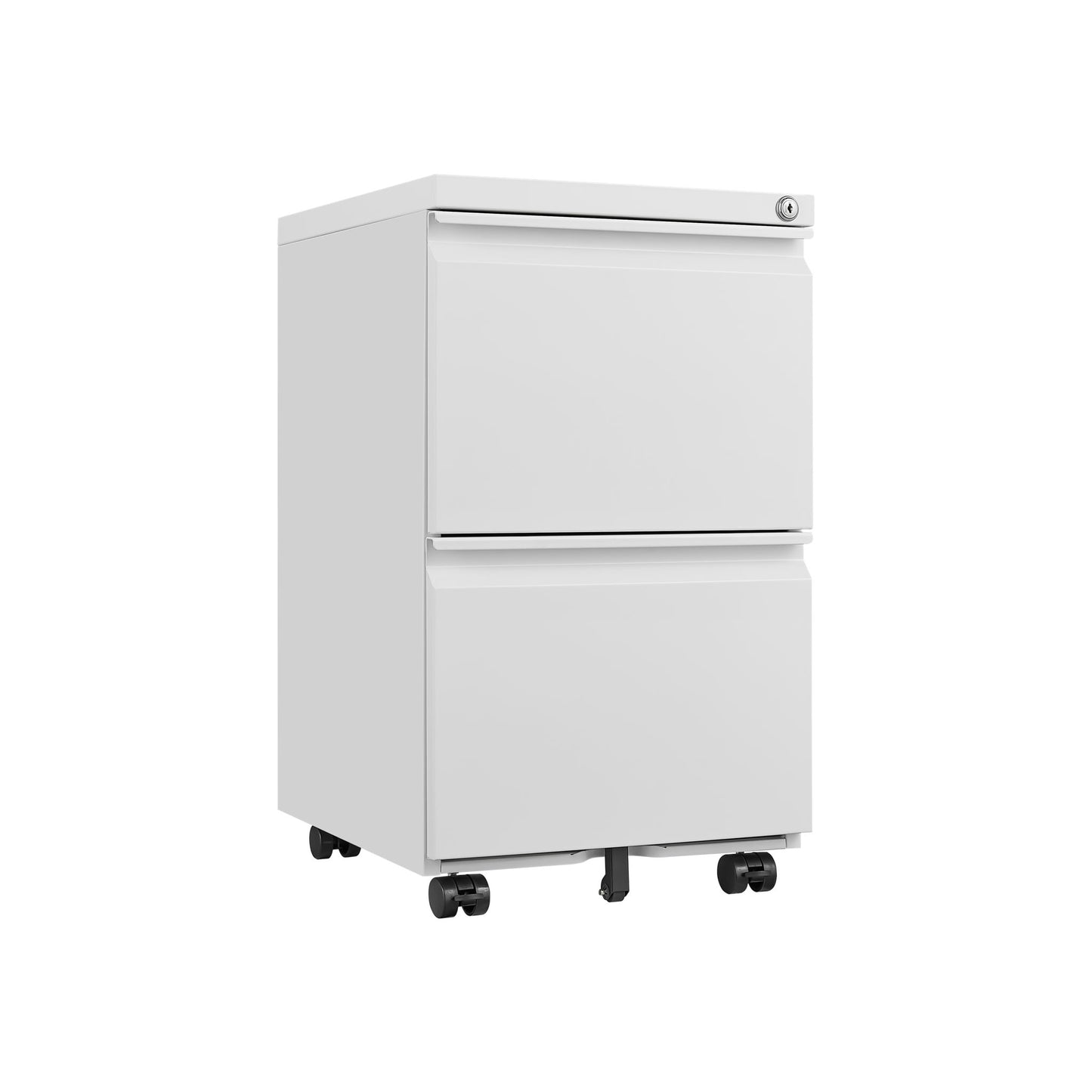 Office Storage Cabinet With 2 Drawers And Lock