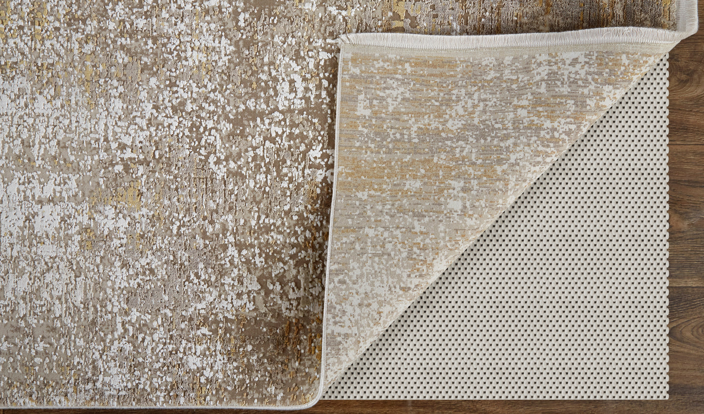 Cadiz Modern Abstract, Taupe/Ivory/Gold