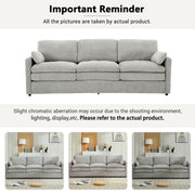 Cozy Upholstered 3 Seater Sofa Cushion For Living Room