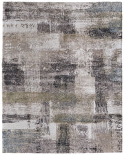 Skyview Modern Abstract, Gray/Taupe/Ivory