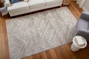 Vancouver Modern Geometric, Ivory/Tan/Brown