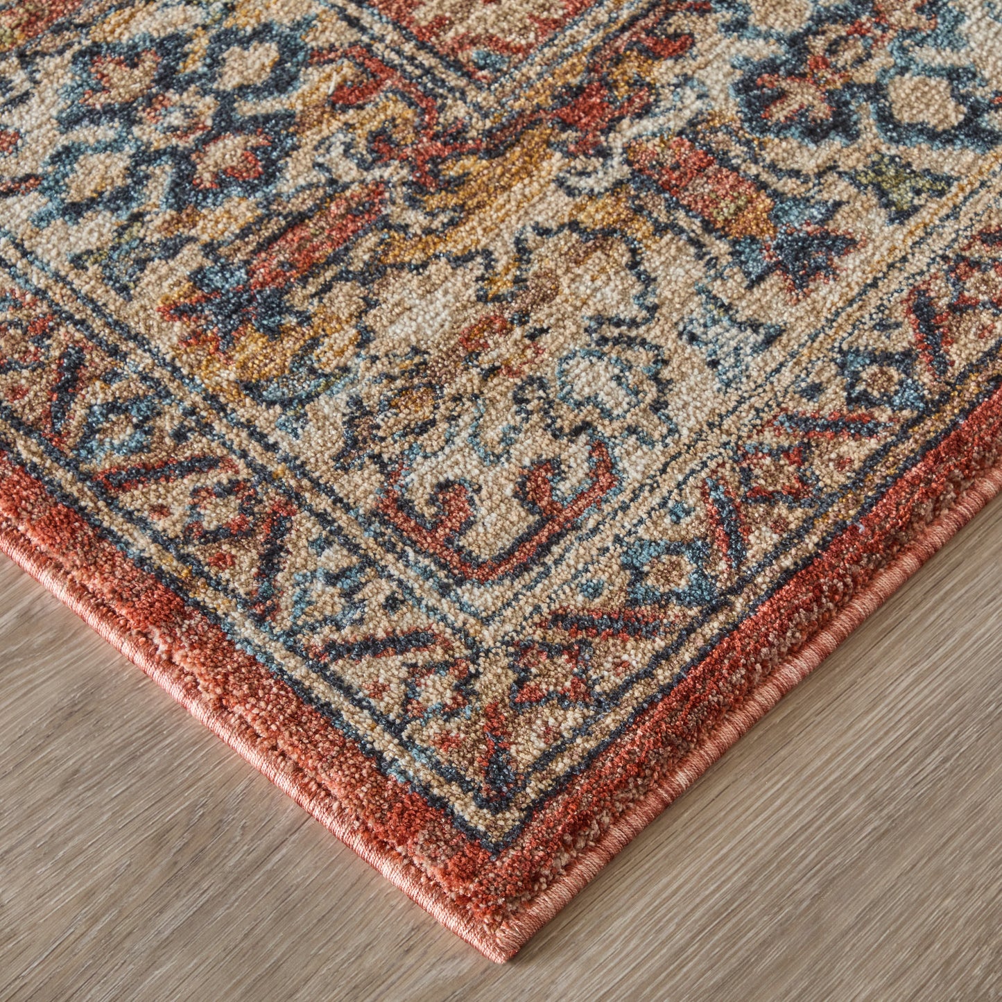 Pearson Traditional Persian, Red/Tan/Blue