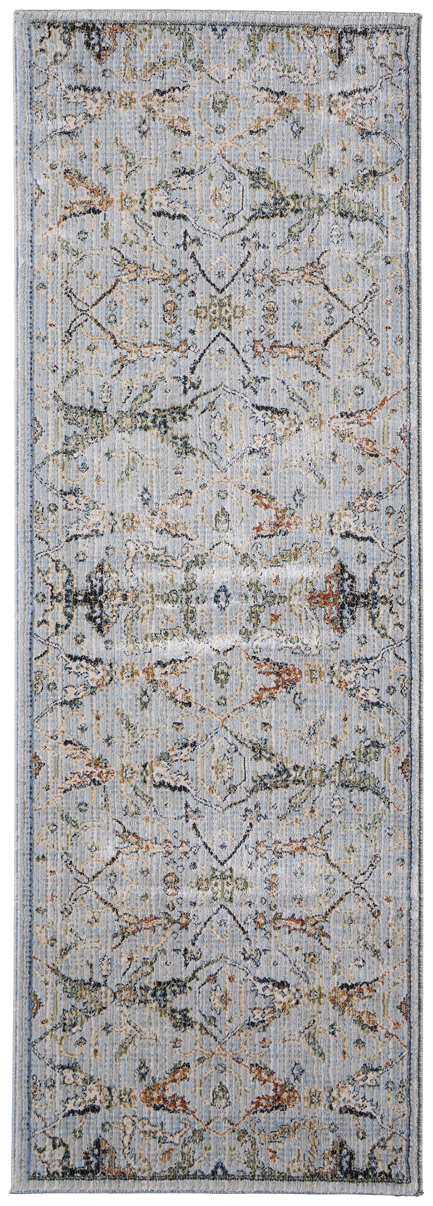 Melrose Traditional Floral & Botanical, Blue/Green/Ivory