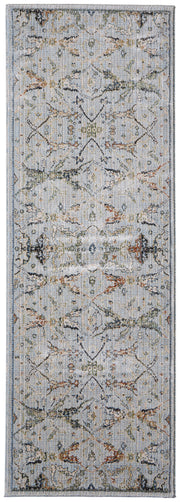 Melrose Traditional Floral & Botanical, Blue/Green/Ivory