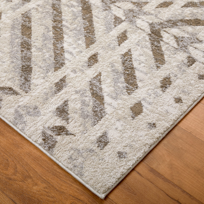 Vancouver Modern Geometric, Ivory/Tan/Brown