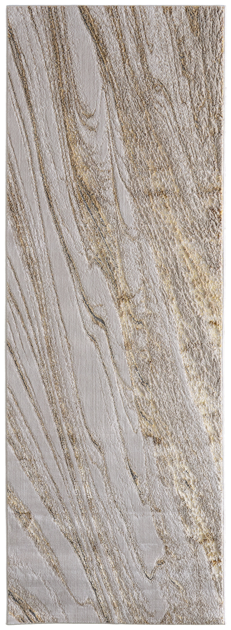 Aura Modern Abstract, Ivory/Taupe/Gold