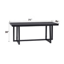 Switch Kini - 7 Pieces Dining Room Set - Black 3 image