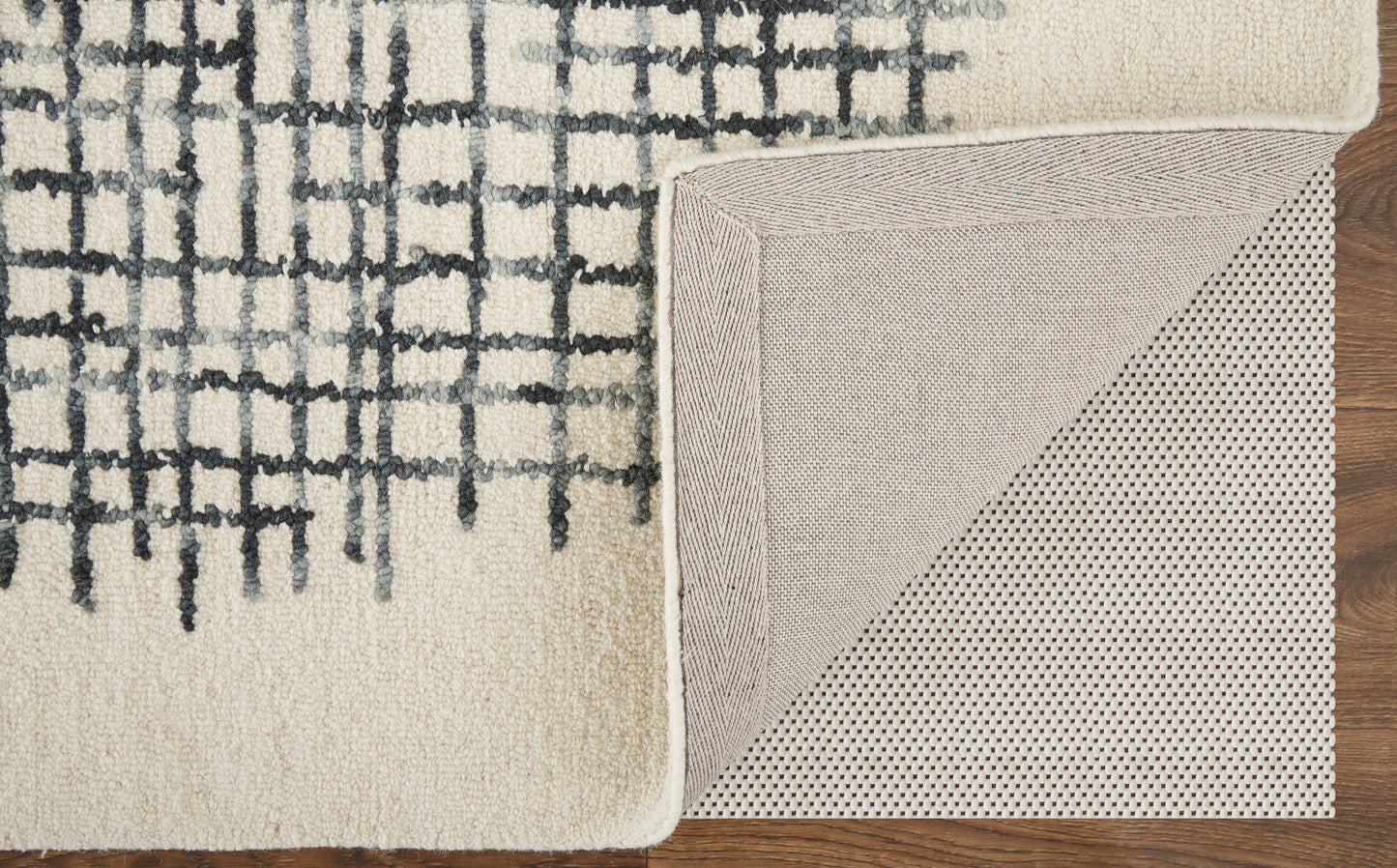 Maddox Transitional Abstract, Ivory/Gray/Black