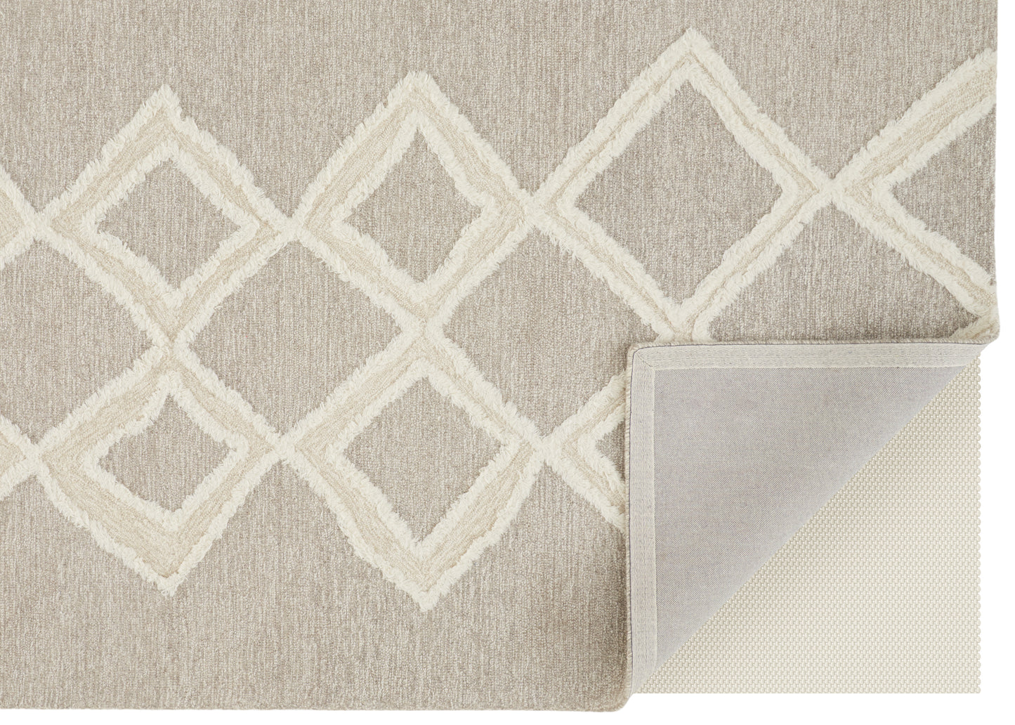Anica Transitional Geometric, Gray/Ivory