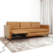 Christopher - Electric Inclining Sofa Left Facing - Tan