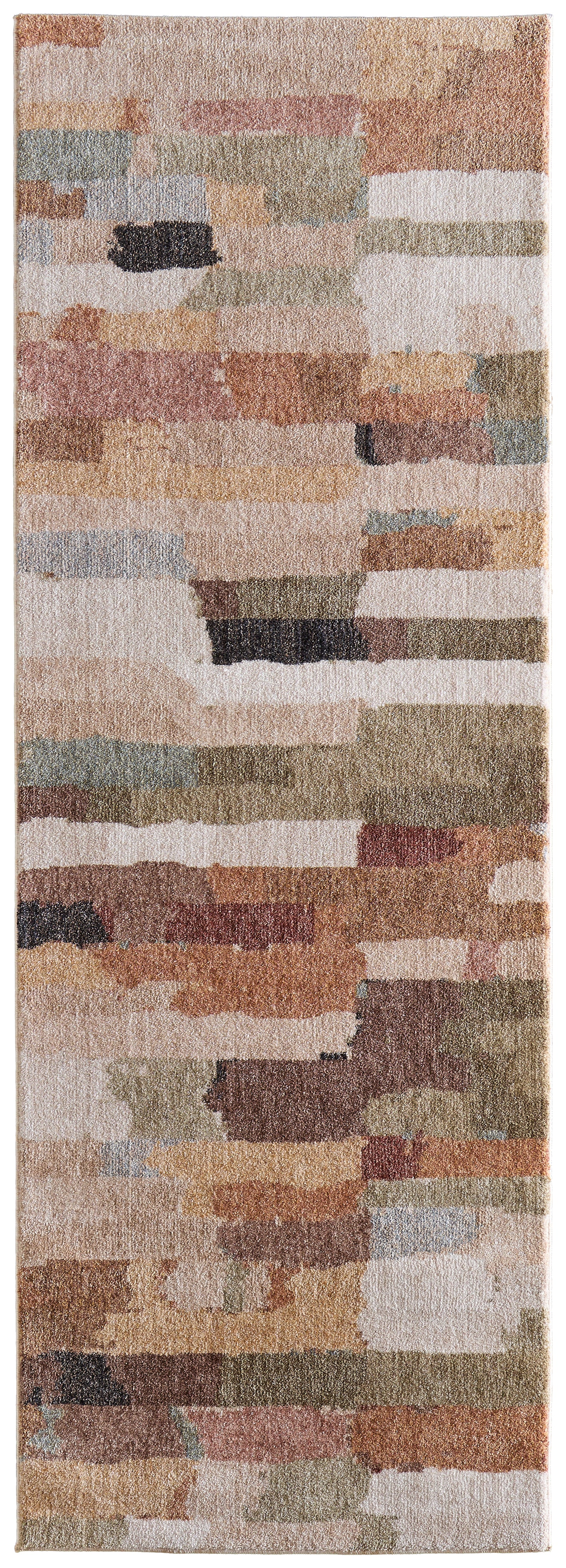 Pearson Modern Abstract, Brown/Tan/Green
