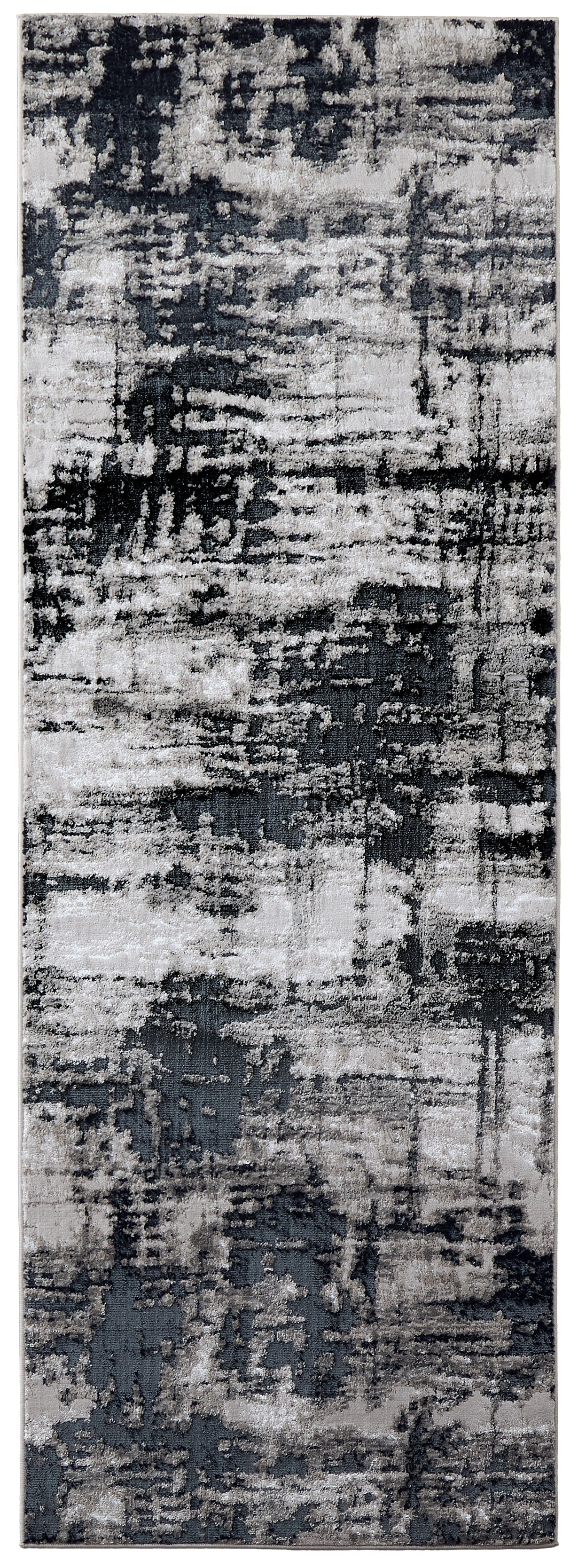 Micah Modern Abstract, Black/White/Gray