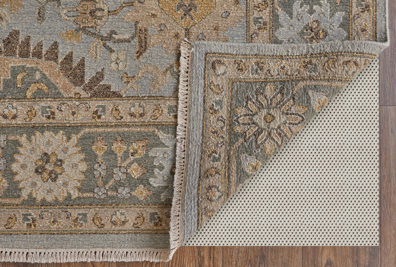 Corbitt Traditional Oriental, Blue/Gold/Gray