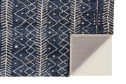 Colton Modern Geometric, Blue/Ivory
