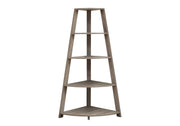 Bookshelf, Bookcase, Etagere, Corner, 4 Tier, Office, Contemporary & Modern