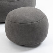 Bedding Bean Bag Sofa Chair High Pressure Foam With Footrest
