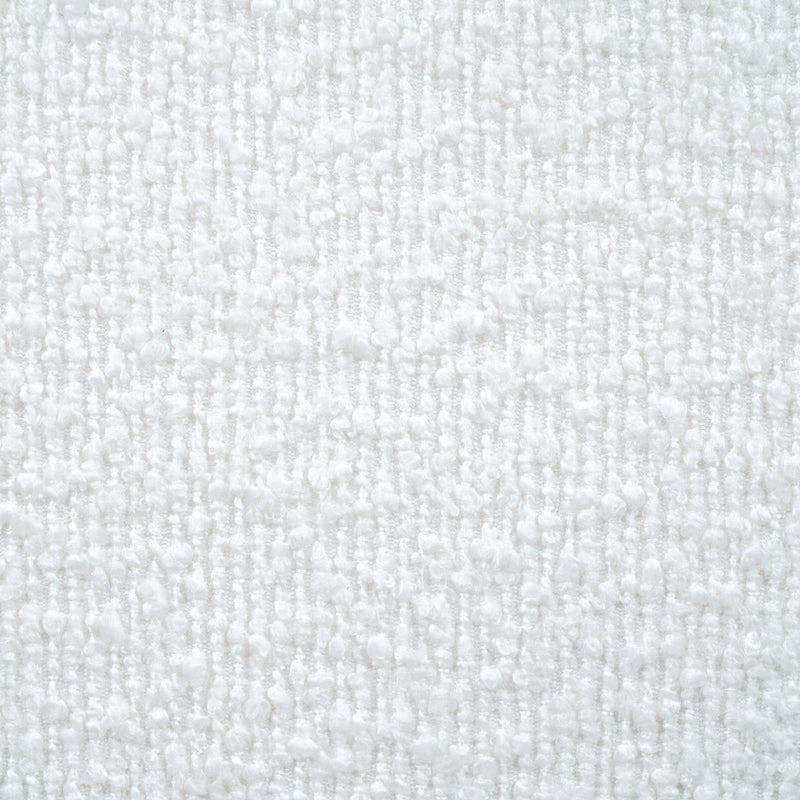 Cream-colored Boucle Upholstered Bed with Rubber Wood Foot ,Queen