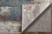 Cadiz Modern Abstract, Gray/Red/Blue