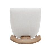 Upholstered Counter Height Bar Stools With Solid Rubber Wood Frame (Set of 2)