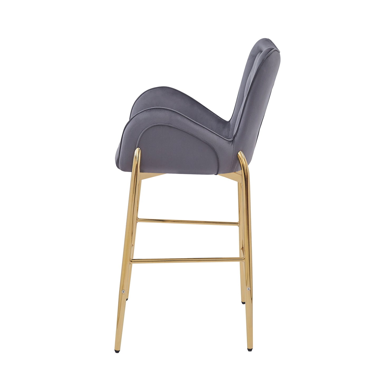 Fabric Counter Height Bar Stools (Set of 2)