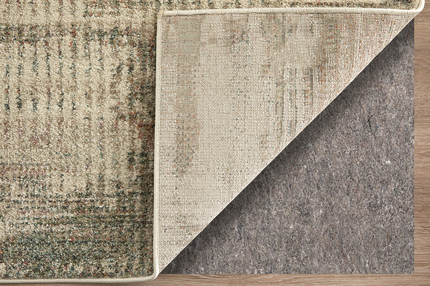 Eden Modern Abstract, Ivory/Gray/Green