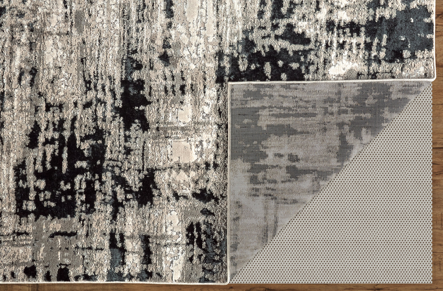 Micah Modern Abstract, Black/White/Gray